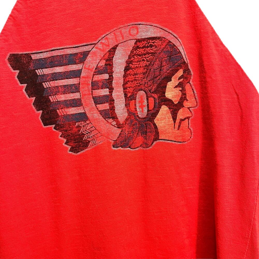 Lucky Brand The Who Graphic Band T-Shirt '76 Tour Rock Band Crew Neck Red S - Picture 7 of 7